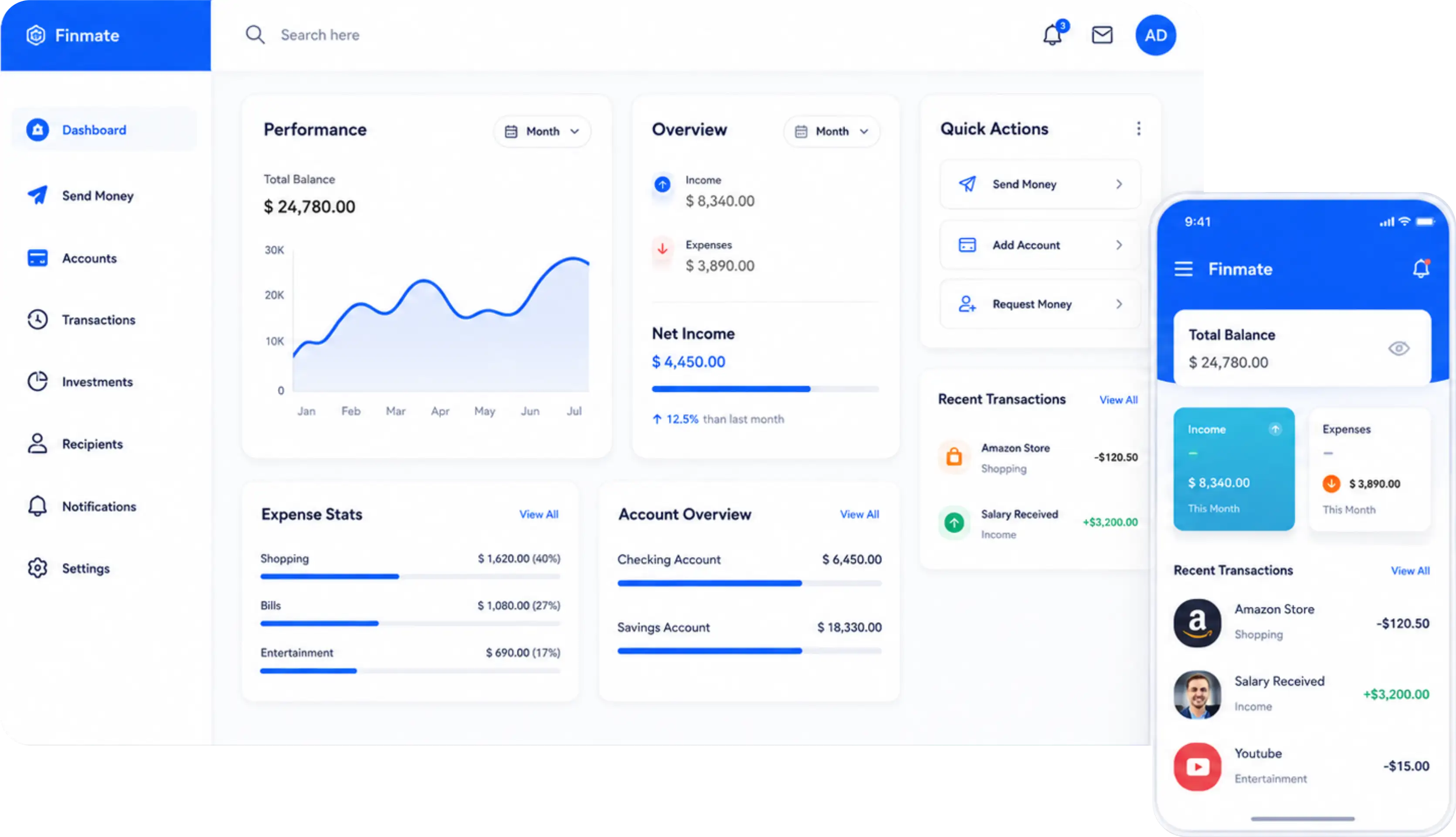 InkDeks web and app interface preview